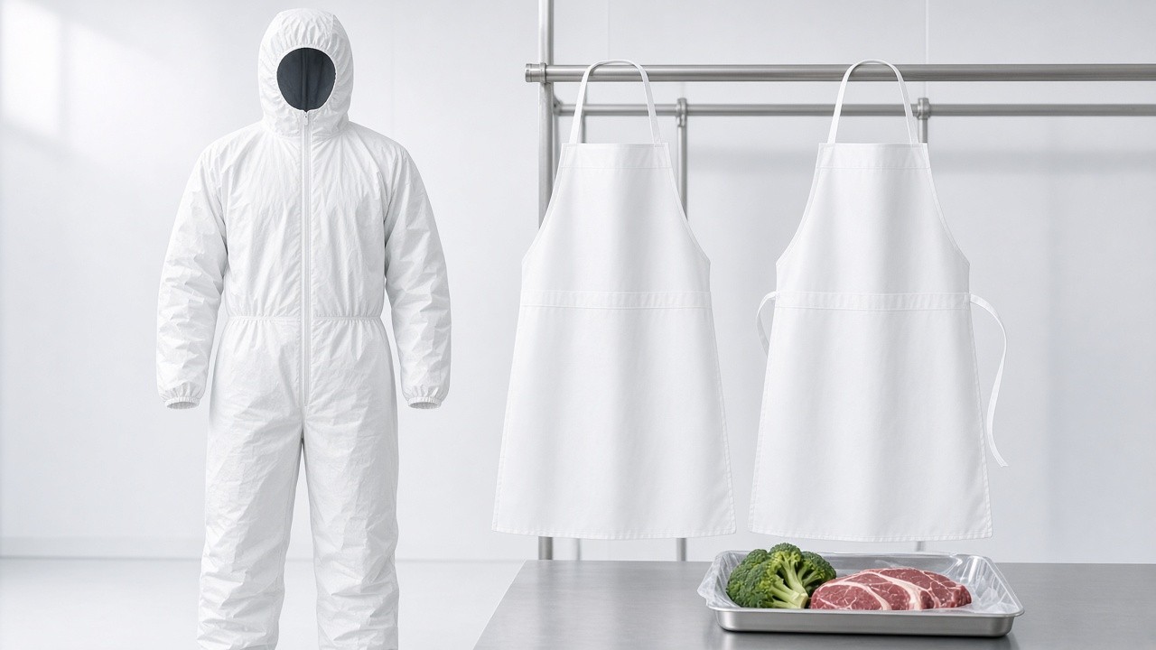 Disposable Food Processing Protective Clothing | CleanroomLink