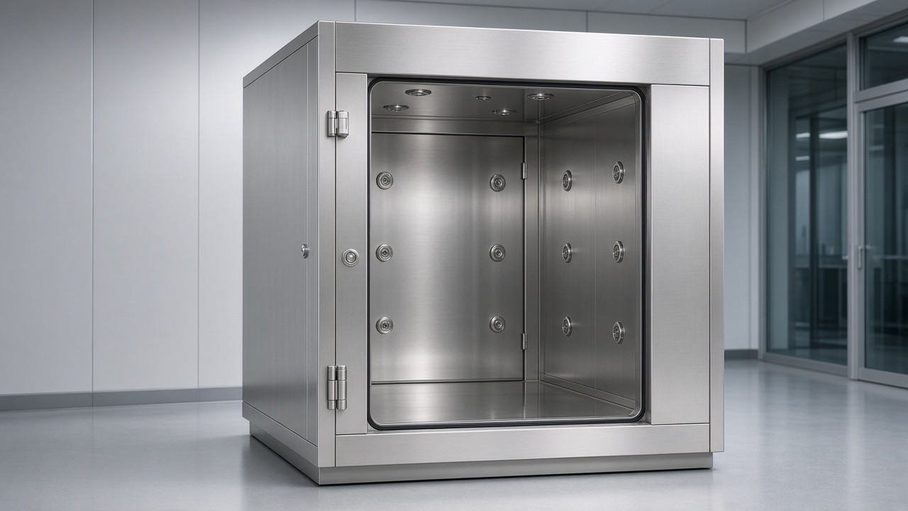 Single-Person Air Showers | Custom Cleanroom Entry Solutions | CleanroomLink