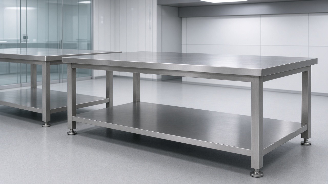 Custom Stainless Steel Workbenches for Cleanrooms | CleanroomLink
