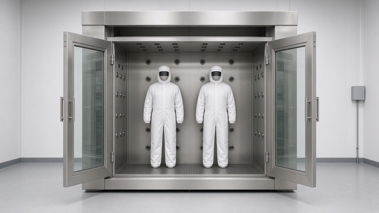 Two-Person Air Showers | Industrial Cleanroom Solutions | CleanroomLink